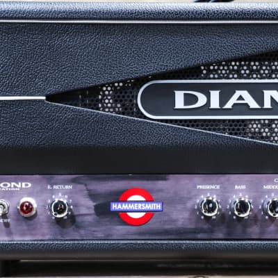 Diamond Amplification Hammersmith Head 100-Watt Guitar Amplifier Head w/Footswitch image 5