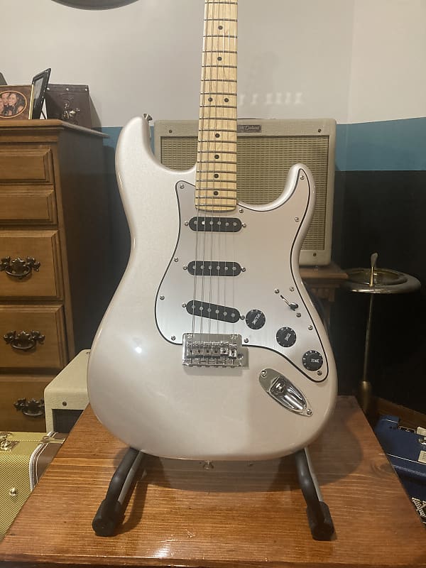 Fender USA Strat/Stratocaster ST P/C Blizzard Pearl, Fender C/S Fat 50's image 1