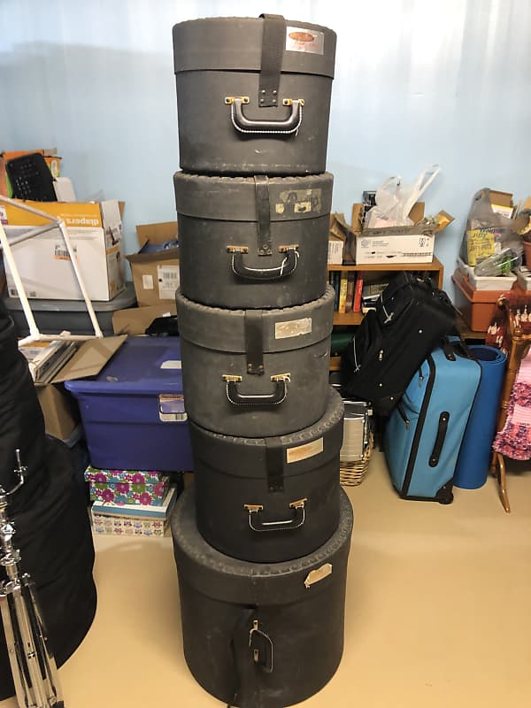 Humes & Berg CUSTOM BUILT FIBRE CASES set of 5 Reverb