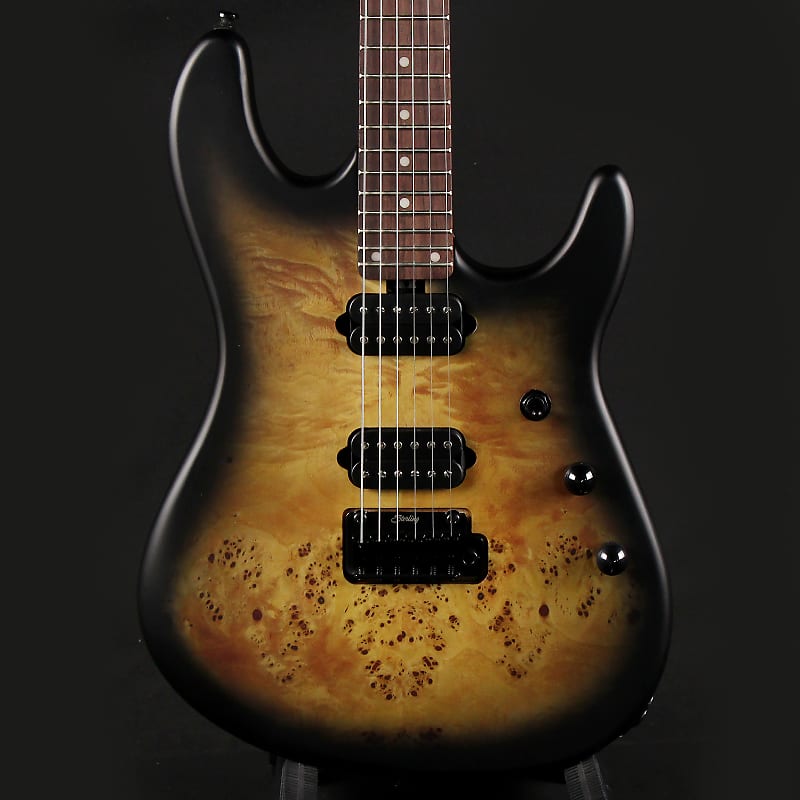 Sterling by Music Man Jason Richardson Richardson 6 Cutlass Rosewood  Natural Poplar Burl (SG44360)