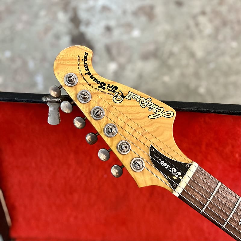 Aria Pro II Tri-sound TS-500 electric guitar c 1980 - Natural