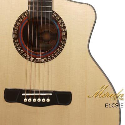 Luminous! Merida Extrema E1CS Solid Sikta Spruce & Rosewood Acoustic Electronic Guitar image 6