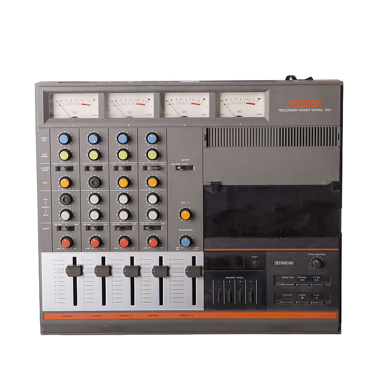 Fostex Model 250 4-Track Cassette Recorder / Mixer image 1
