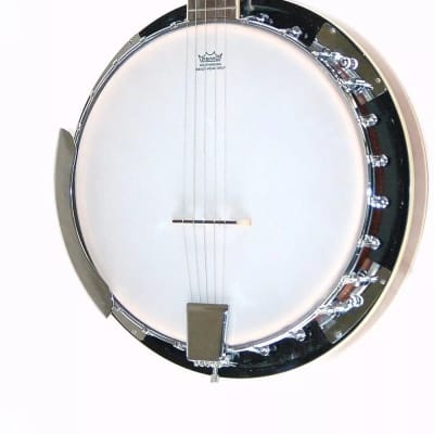 Oscar Schmidt OB4 Remo Haed Nato Neck Mahogany Resonator 5-String Banjo - Natural Gloss image 4