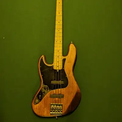 Fender Jazz Bass  Satin Over Red Oak (Custom) Left Handed image 1