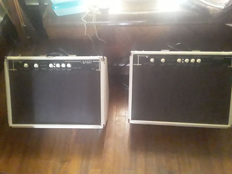 (2)Cort AF60 Acoustic Amps/Mixer/PA/Monitor image 1