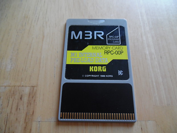 6 Korg M3R Card Sets and M1 Clone Card | Reverb Hungary
