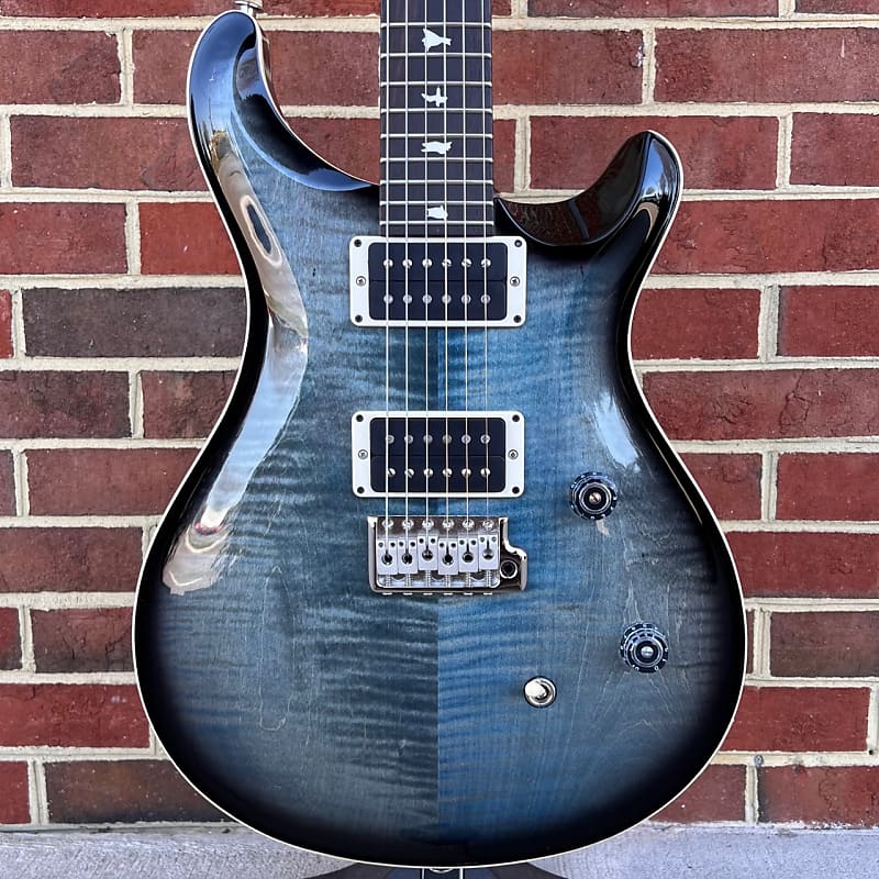 PRS CE24, Faded Blue Smokeburst, Pattern Thin, 85/15 Pickups, | Reverb