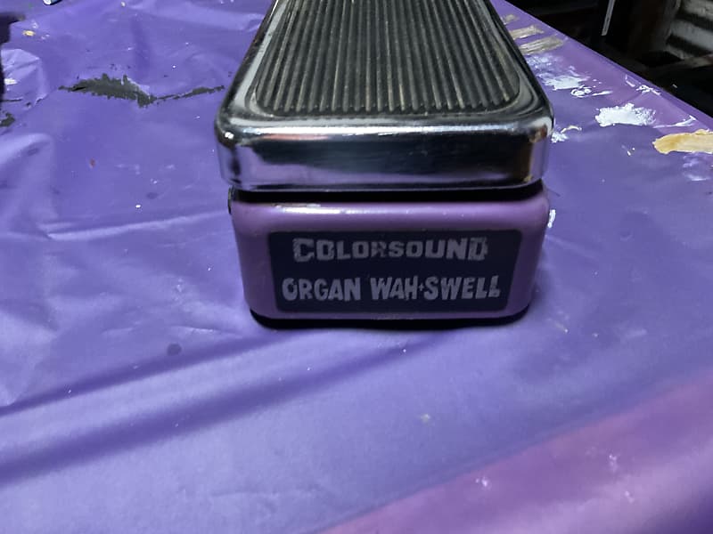 Colorsound Organ Wah Swell Pedal Reverb