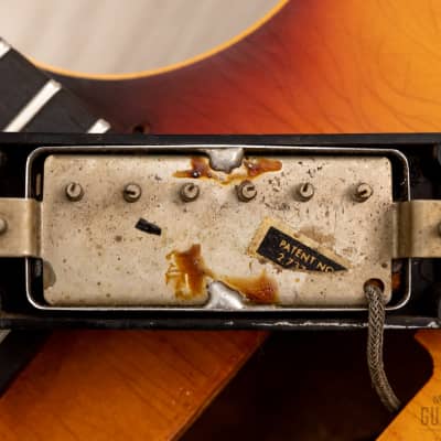 1965 Epiphone Sorrento E452TD Vintage Hollowbody Guitar Sunburst w/ Pat # Mini Humbuckers, Case image 22
