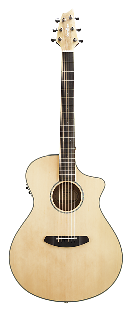 Breedlove Pursuit Exotic Concert CE Sitka Spruce/Myrtlewood Cutaway w/ Electronics Gloss Natural image 1