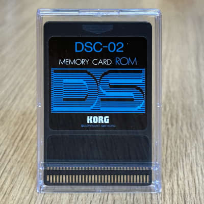 Korg DS-8 / 707 Voice ROM Card // DSC-02 Voices of Tokyo // RARE!!