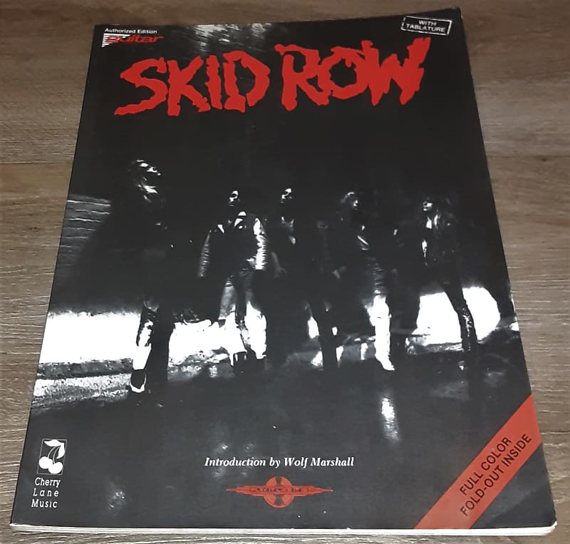SKID ROW - SELF-TITLED - GUITAR TAB BOOK - TABLATURE - SHEET | Reverb