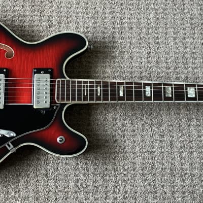 Univox Coily 1970’s - Flamed Red Burst image 1