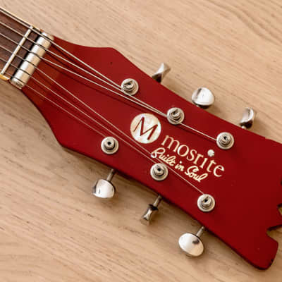 2004 Mosrite Eurorite 3 Pickup Non-Production Ventures-Style Guitar, Candy Apple Red w/ Case, Fillmore image 4