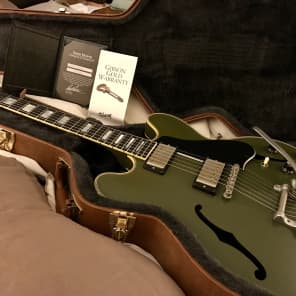 Gibson ES-355 1 of 100 VOS Olive Drab Memphis Custom Shop Historic Reissue Limited Edition 2015 335 image 1