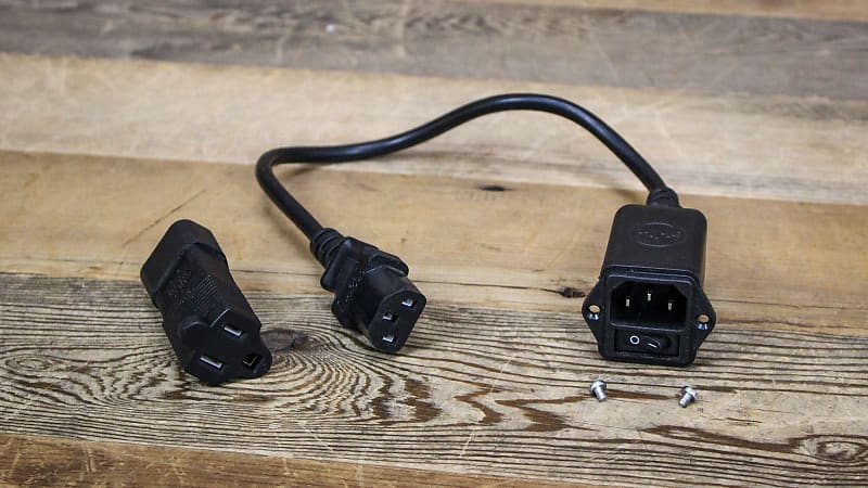 Temple Audio IEC AC Mains Micro Module w/ IEC to NEMA5-15 | Reverb