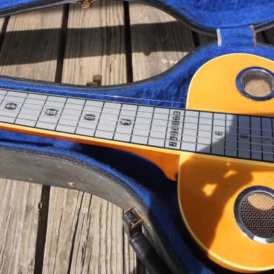 Sho Bro 7 String Resonator Shot Jackson Model Square Neck Guitar 60s - Natural image 3