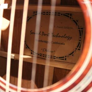 Sound Port Technology USA "Deluxe" Acoustic Guitar image 3