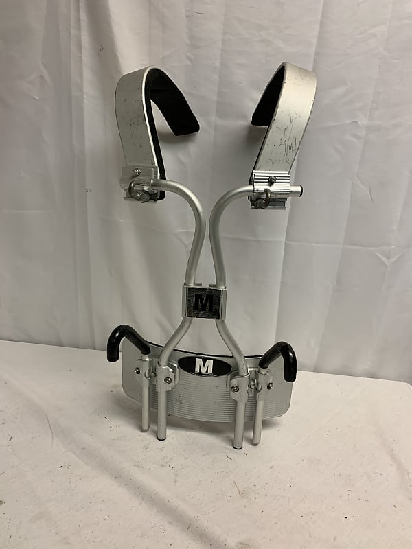 Pearl Randy May Bass Drum Harness Carrier Brushed Aluminum image 1