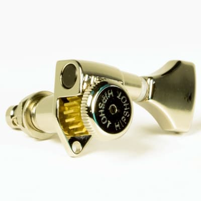 Genuine Hipshot 7 string 4x3 Open Gear Nickel Grip-Lock locking tuners NEW image 1
