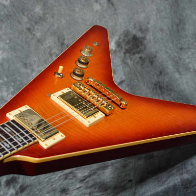 Ibanez RR400 Rocket Roll II 2 Flying V Vintage 1982 Cherry Sunburst w  Original Case & FAST Shipping | Reverb