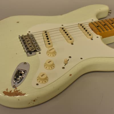 2022 Fender Custom Shop '56 Stratocaster Relic/Closet Classic India Ivory w/OHSC image 7