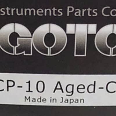 Gotoh CP-10 Aged Chrome Relic Series Tele Control Plate Aged Chrome image 2