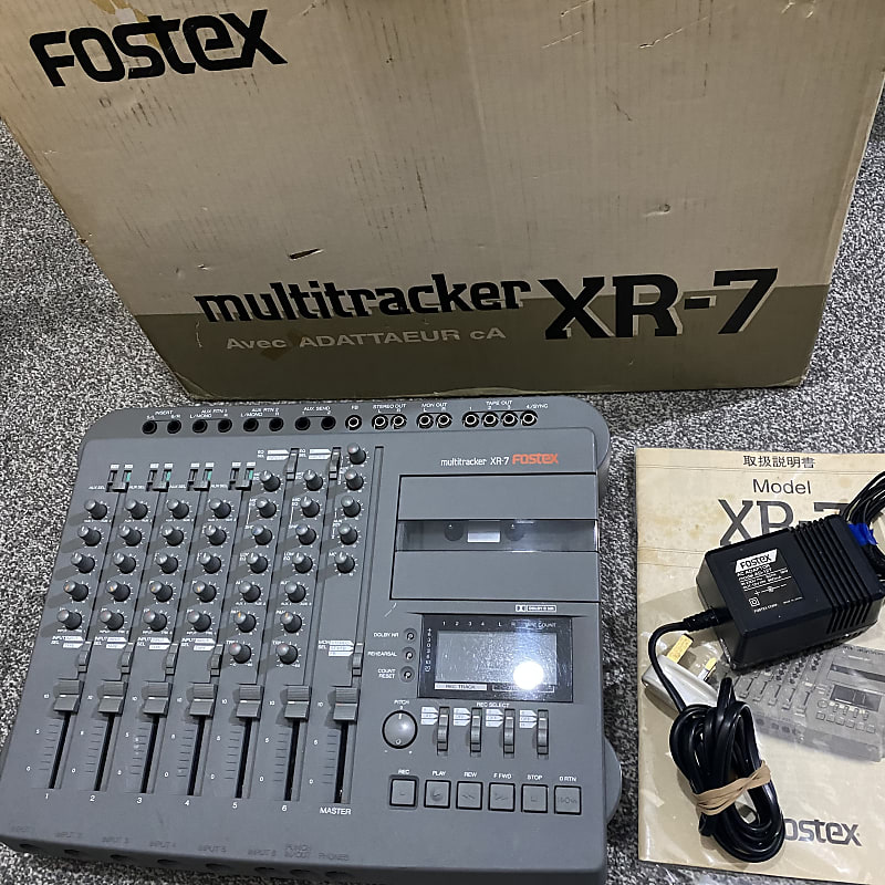 [Excellent] Fostex XR7 Hi Speed Cassette Multitracker 4 Reverb