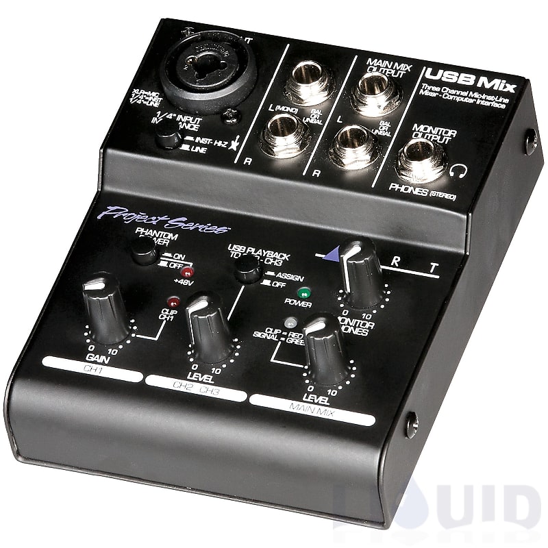 ART USBMix - 3 Channel USB Mixer w/ Audacity Recording Software image 1