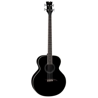 Dean EAB 4-String Acoustic-Electric Bass (Classic Black) image 2