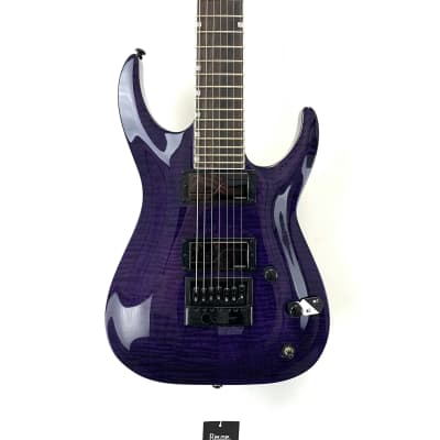 Used LTD SH-7ET HEAD-7 SEE-THRU PURPLE 7-STRING Electric Guitars Purple for sale