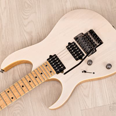 2017 Ibanez Prestige RG652AHML Left-Handed Antique White Blonde, Near-Mint w/ Case image 10