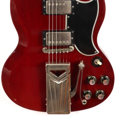 Vintage 1961 Gibson Les Paul Standard SG Cherry Red Electric Guitar w/ OHSC & PAFs image 3