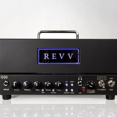 REVV G20 2-Channel 20-Watt Guitar Amp Head with Reactive Load and Virtual Cabinets