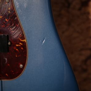 Left Handed Precision Bass w/ MIJ 50th Anniversary Fender Jazz Bass Neck Lake Placid Blue image 12
