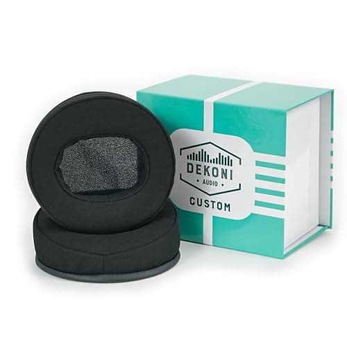 Dekoni Vegan Suede Replacement Earpads Compatible with Audeze LCD Headphones  			