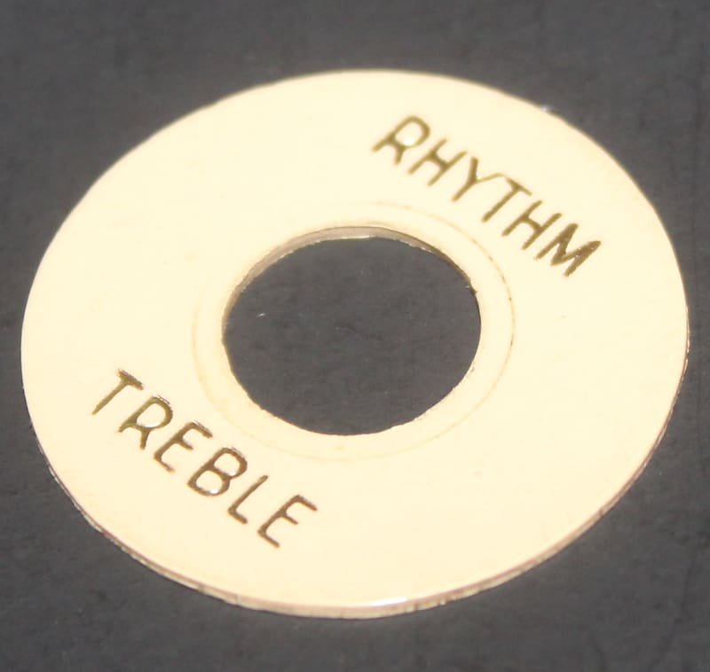 1969 Vintage Gibson Toggle Switch Ring Cream Poker Chip Reverb