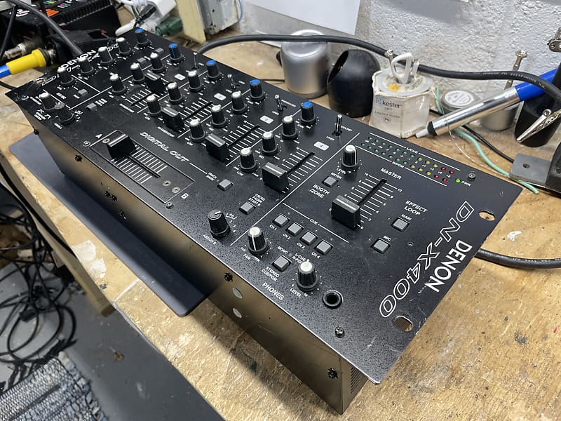 Dennon Dnx400 optical digital & analog DJ Mixer works great Reverb