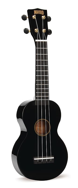 Diamond Head DU-100 Rainbow Soprano Ukulele - Black