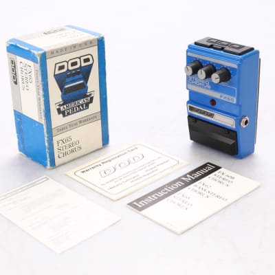 DOD FX65 Stereo Chorus Guitar Effects Pedal w/ Original Box #50321 image 12