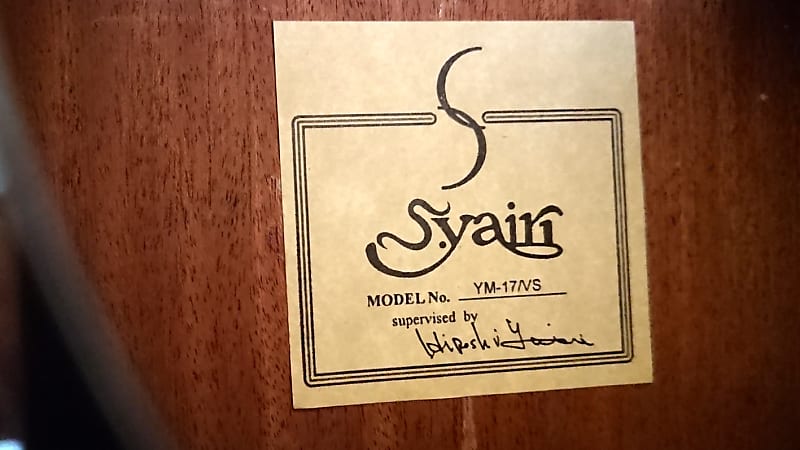 S.YAIRI YM17 Parlour Acoustic Guitar Finished in Vintage