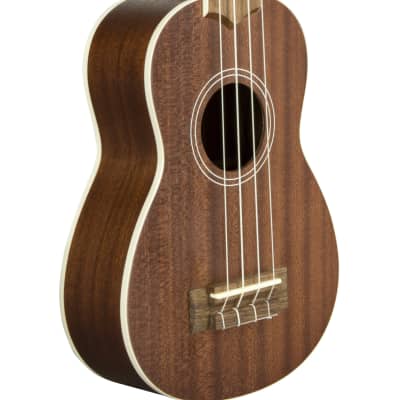 Lanikai MA-S Mahogany Soprano Ukulele Natural w/ Gig Bag image 1