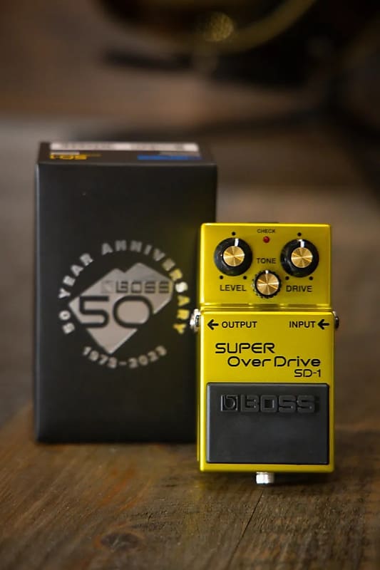 Boss SD-1 Super Overdrive Pedal 50th Anniversary Special | Reverb