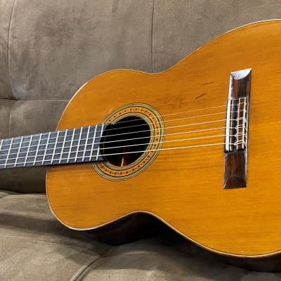 Richard Howell No-80 Concert Hand Crafted Classical Guitar Metro HumiCase 1983 Natural image 6