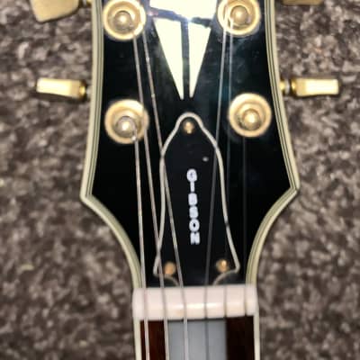 Epiphone Les Paul Custom Ebony black and gold electric guitar ohsc image 2