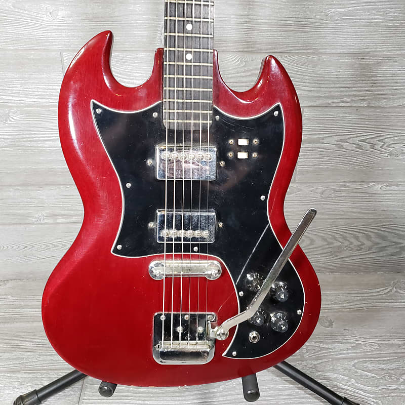 Vintage Kent SG Electric Guitar late 1970s early 1980s MIK Reverb