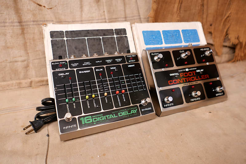 ElectroHarmonix 16 Second Digital Delay & Controller 1981 Reverb
