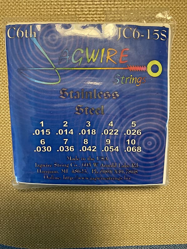 Jagwire String Co C6 set of 10 strings for pedal or lap steel Reverb