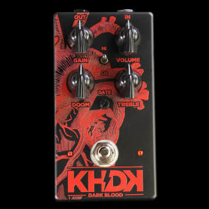 KHDK Electronics Dark Blood Kirk Hammett Signature Distortion Pedal